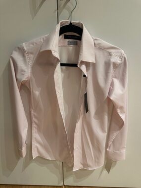 Marc Anthony Pale Pink Microdot Dress Shirt
